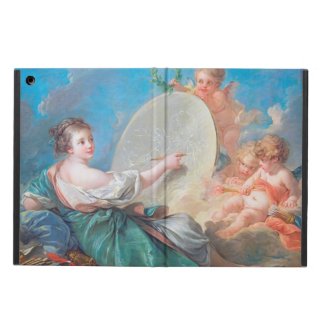 Allegory of painting Boucher Francois rococo lady iPad Air Covers