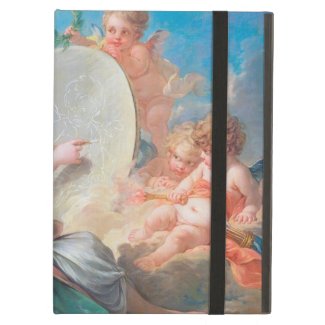 Allegory of painting Boucher Francois rococo lady iPad Air Covers