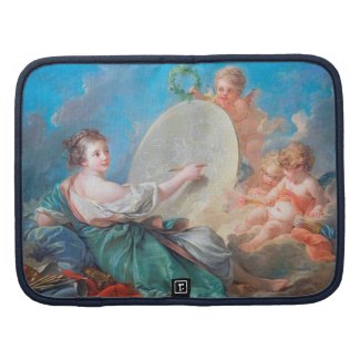 Allegory of painting Boucher Francois rococo lady Folio Planner
