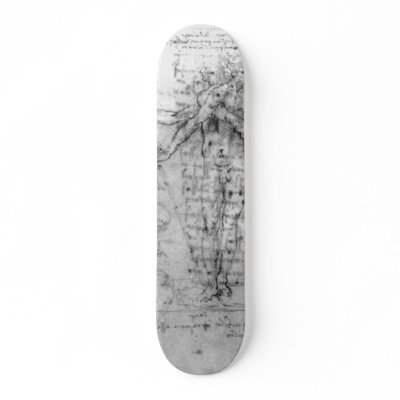 Allegory of Pleasure and Pain Skate Board Decks by LeonardoDaVinci