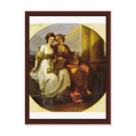Allegory Of Poetry And Music. By Angelika Kauffman Postcard