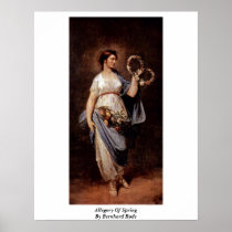 Allegory Of Spring By Bernhard Rode Print