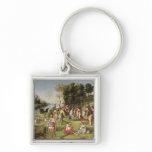 Allegory of the Court of Isabella d'Este  1504-06 Keychains