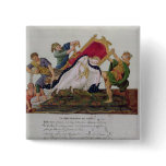 Allegory of the overturning of the throne pinback buttons