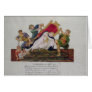Allegory of the overturning of the throne greeting card
