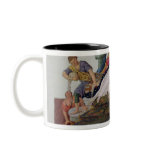 Allegory of the overturning of the throne mugs