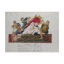 Allegory of the overturning of the throne post card