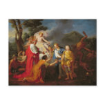 Allegory of the Recognition of Philippe de France Postcard