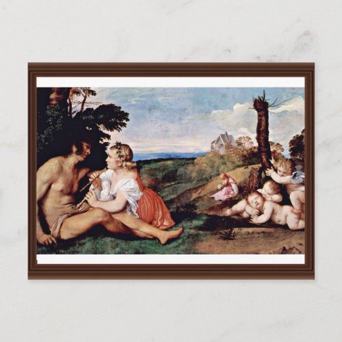 Allegory Of The Three Ages Of Man By Tizian Post Cards