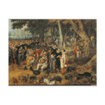 Allegory of the Truce of between the Post Cards