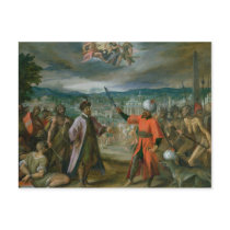 Allegory of the Turkish Wars Post Card