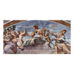 Allegory Of Virtue By Raffael (Best Quality) Photo Card Template