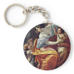 Allegory Of Wealth By Vouet Simon (Best Quality) Key Chain