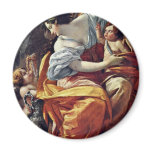 Allegory Of Wealth By Vouet Simon (Best Quality) Refrigerator Magnet