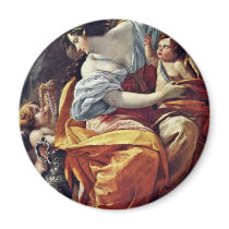 Allegory Of Wealth By Vouet Simon (Best Quality) Refrigerator Magnet