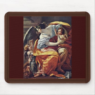 Allegory Of Wealth By Vouet Simon (Best Quality) Mouse Pads by Artcollection