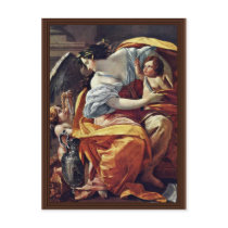 Allegory Of Wealth By Vouet Simon (Best Quality) Postcards