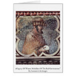 Allegory Of Winter Medallion Of The Bad Governmen Greeting Card
