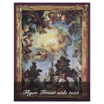 Allegory On The Creation Of Nymphenburg By Zimmerm Flyers by Artcollection