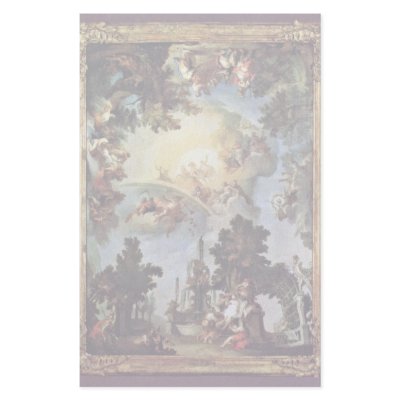 Allegory On The Creation Of Nymphenburg By Zimmerm Stationery Paper by Artcollection
