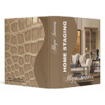 Allegré Curve Home Stager Interior Designer 3 Ring Binders