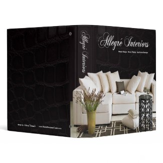 Allegré Home Stager Interior Designer binder
