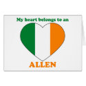 Allen cards by ValentinesDayTshirts Allen cards