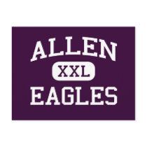 Allen - Eagles - Allen High School - Allen Texas postcards