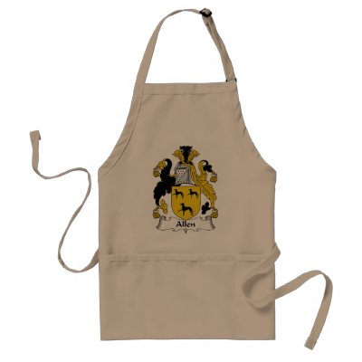 Allen Family Crest Apron by coatsofarms