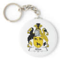 Allen Family Crest keychains