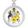 Allen Family Crest Personalized Necklace