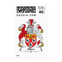 Allen Family Crest postage