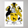 Allen Family Crest Print