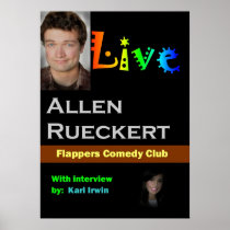 Allen Rueckert LIVE Poster