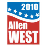 Allen West 2010 Postcard