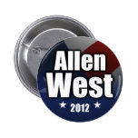 Allen West 2012 Pinback Button