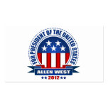 Allen West Business Card Templates