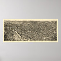 Allentown, PA Panoramic Map - 1922 Posters