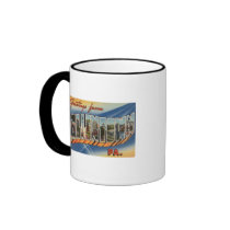 Allentown, Pennsylvania - Large Letter Scenes Coffee Mugs