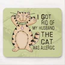 Allergic Cat Mouse Mat