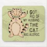 Allergic Cat Mouse Mat