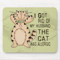 Allergic Cat Mouse Mat