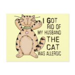 Allergic Cat Postcards