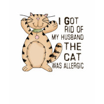 Allergic Cat t-shirts