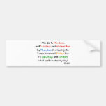 Allergic to Mondays Bumper Sticker
