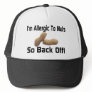 Allergic To Nuts Trucker Hats
