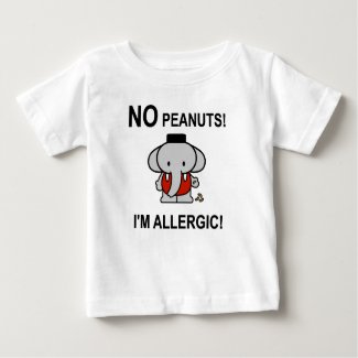 Allergic to Peanuts Shirt