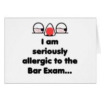 Allergic to the Bar Exam cards