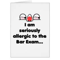 Allergic to the Bar Exam cards