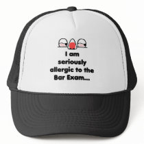 Allergic to the Bar Exam hats